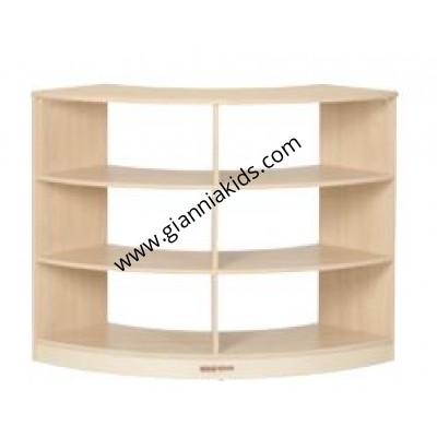 Three layer 90 degree angle cabinet