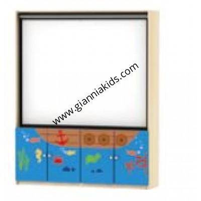 Curtain cabinet