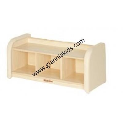 Three compartment cabinet