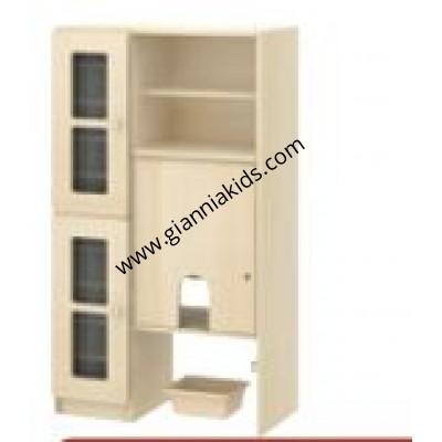 Tea cup cabinet