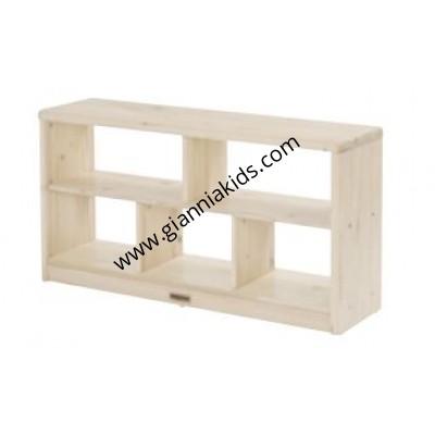 Hollow five compartment cabinet