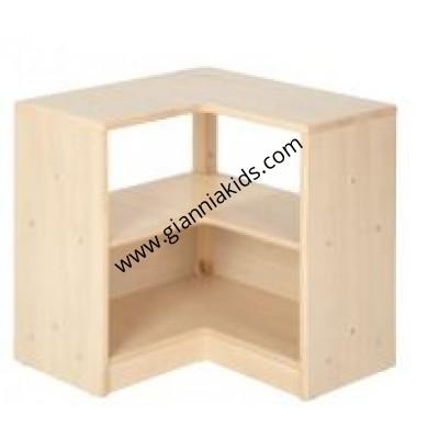 Solid wood 90 degree angle cabinet
