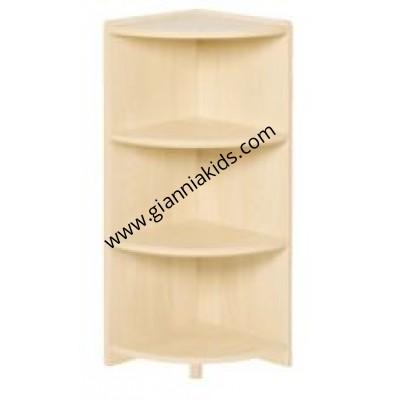 Three layer corner cabinet