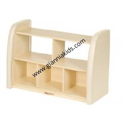 Hollow five compartment cabinet