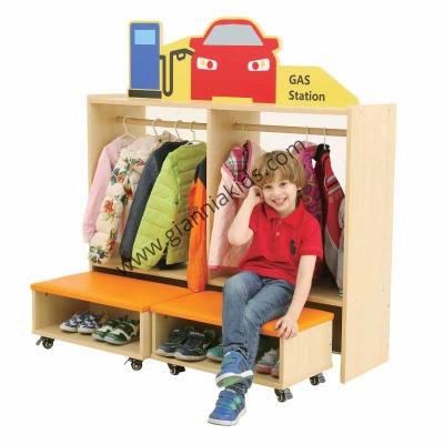 Clothing and shoe cabinet