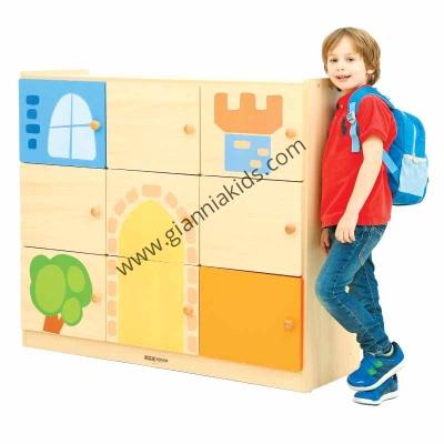 9-grid work cabinet