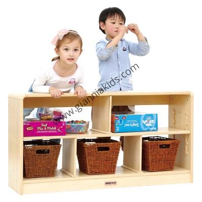 Hollow five compartment cabinet