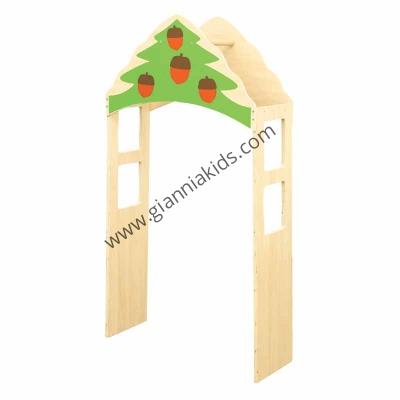 Pine entrance