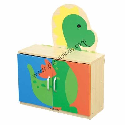 Door cabinet dinosaur