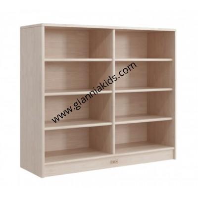 Solid wood 8-grid storage cabinet