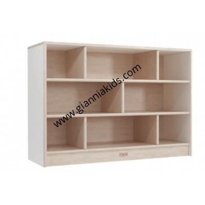 8-compartment storage cabinet