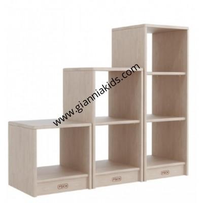 Solid wood staircase cabinet